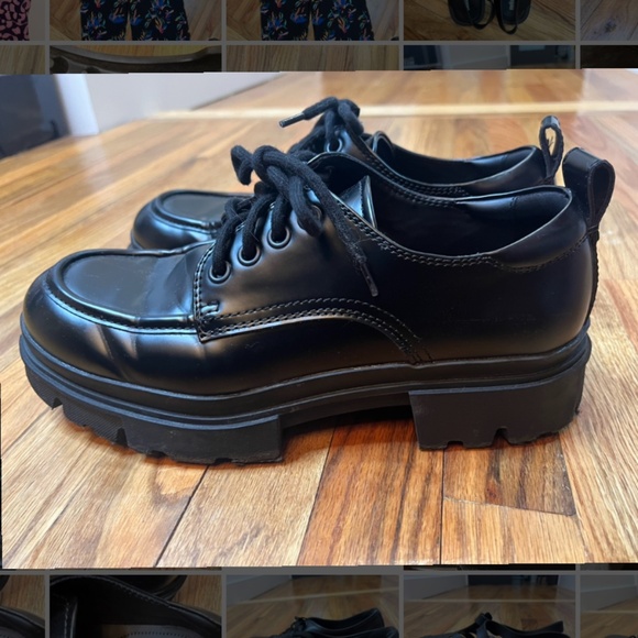 ZARA CHUNKY SOLE MOC-TOE SHOES - Picture 5 of 7